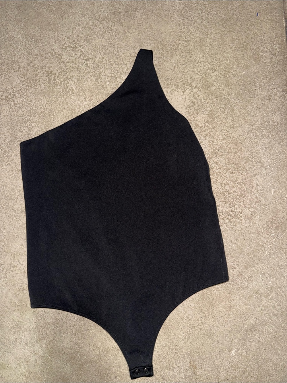 Express Black One-Shoulder Kids Bodysuit